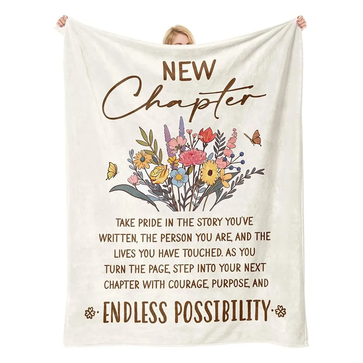 Retirement Gifts for Women, Inspirational Throw Blanket for Coworker Farewell, Retirement Party Decorations 60