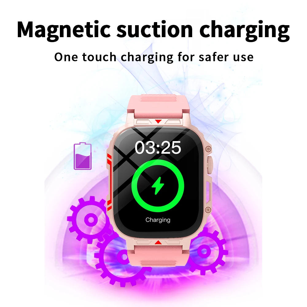 New Smart Watch 2.01''HD Touch Screen Sleep&Health BP Monitoring Bluetooth Call Fashion Sports Smartwatch For Women Men Gift