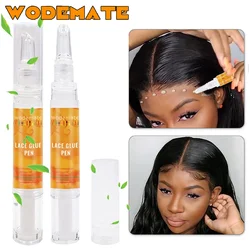 Lace Glue Pen Waterproof Wig Adhesive Invisible Hair Replacement Glue Strong Hold Bonding Glue For Toupee Hairpiece Frontal 5ml
