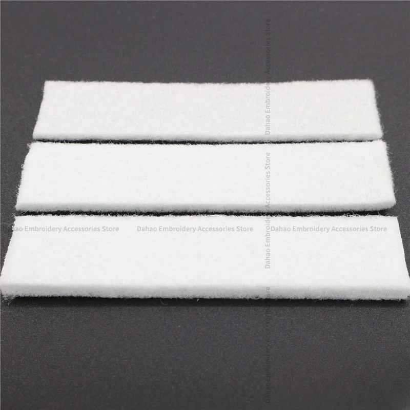 1M 1.8cm Width 2mm 3mm 4mm 5mm Thickness Self-Adhesive Felt Double-Sided Adhesive Felt Taboret Fiber Strips Computer Embroidery