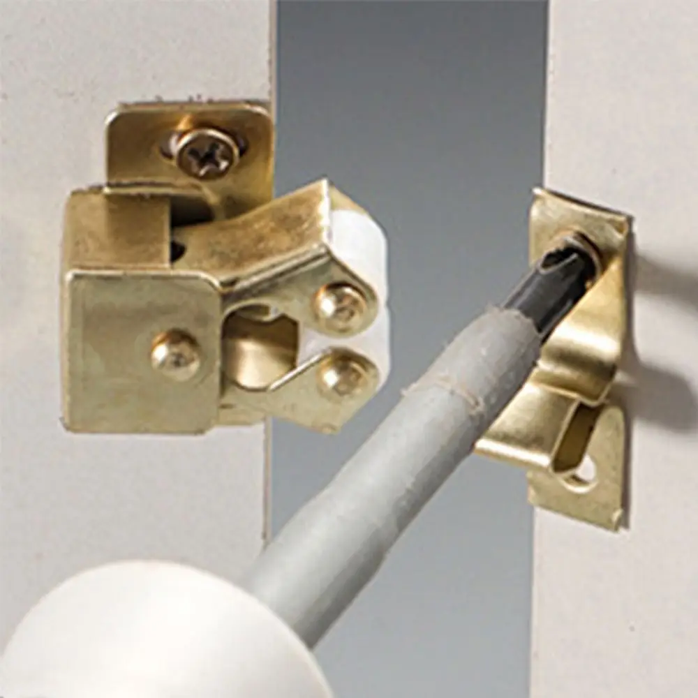 

20pcs Easy To Install The Cabinet Door Hit The Beads Sturdy Modern Cabinet Door Clips Durable Electroplating