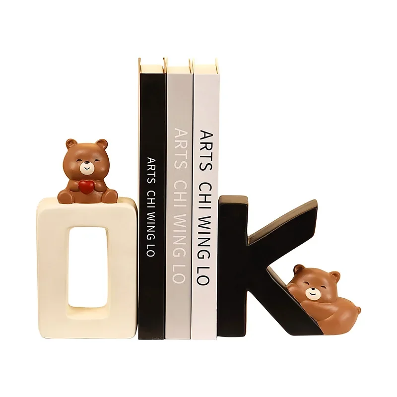 Creative OK Bly Bear Book File Ornament Light Luxury High-end Home Dining Table Living Room Tabletop Ornament Minimalist Series