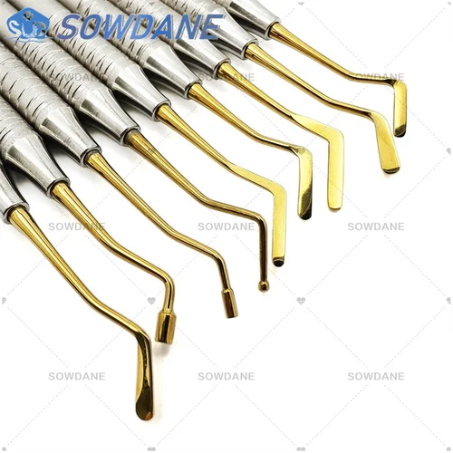 Imagen 2 del producto Espátula de estética Dental con punta recubierta de titanio, herramienta de llenado de resina compuesta, tapón de cemento, punta Flexible, relleno de restauración de dientes
