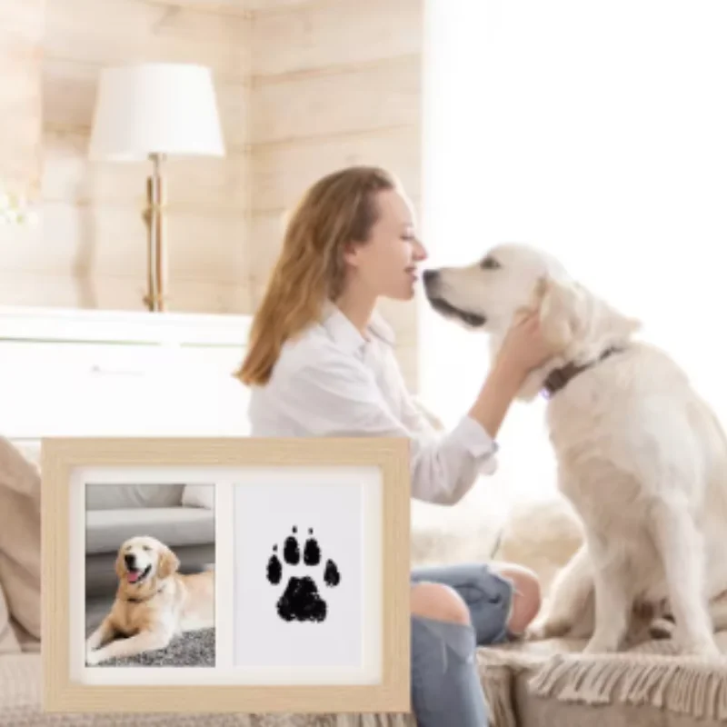 Katze Hund Pfotenabdruck Tintenset Pad Baby Fußabdrücke Neugeborene Dusche Handabdruck Einfach Diy Clean Touch Tintenlos Sicher Ungiftig Haustier Souvenir – Detail 15