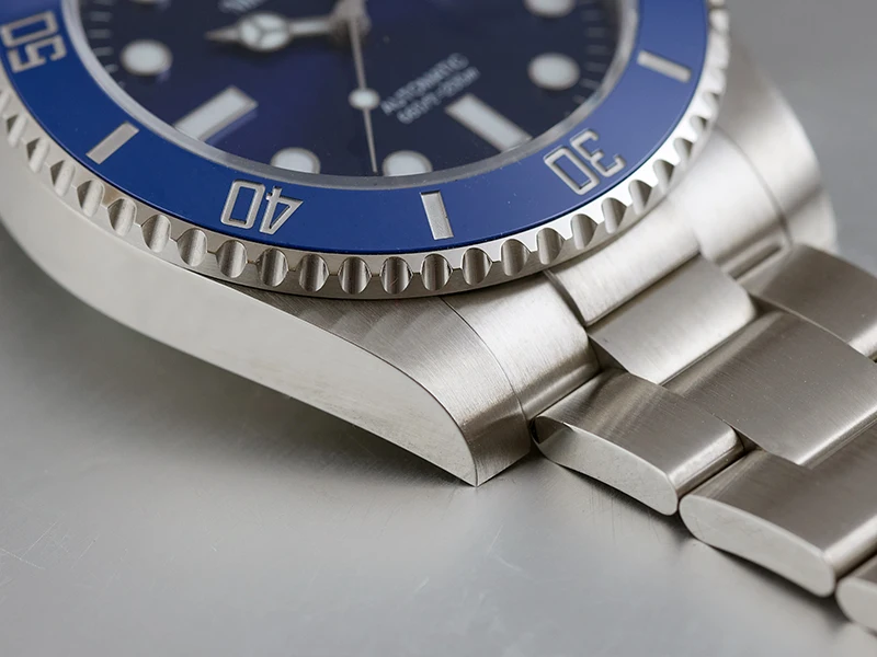 Milifortic D100 Herren Automatik Klassische Taucheruhr 40mm Saphirglas Leuchtend 200M Wasserdicht Wochenend-Abenteuerbegleiter Alltag – Detail 9