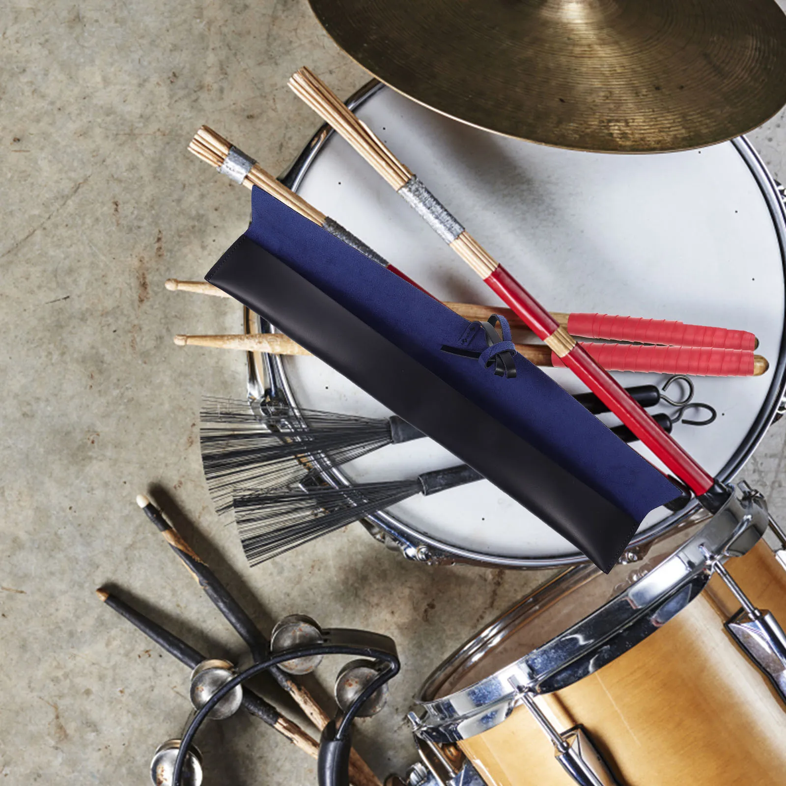 

Портативная сумка для барабанных палочек, универсальная сумка для барабанных палочек, держатель для молотка, перкуссия для хранения