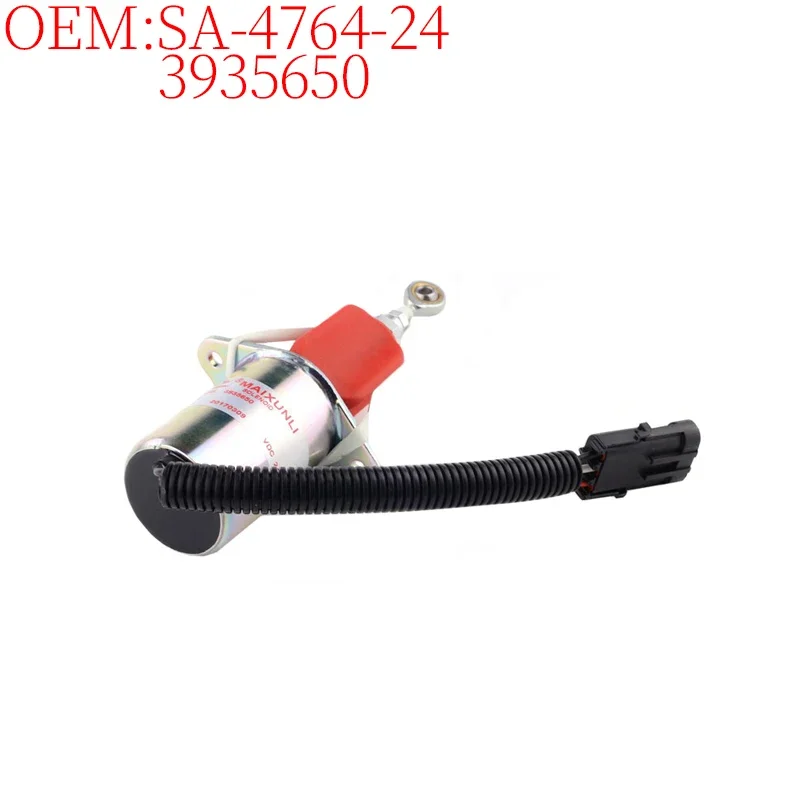 Excavator Accessories Suitable for Hyundai R305-7 Flameout Solenoid Valve (24V) 3935650 SA-4764-24 SA476424 High Quality New