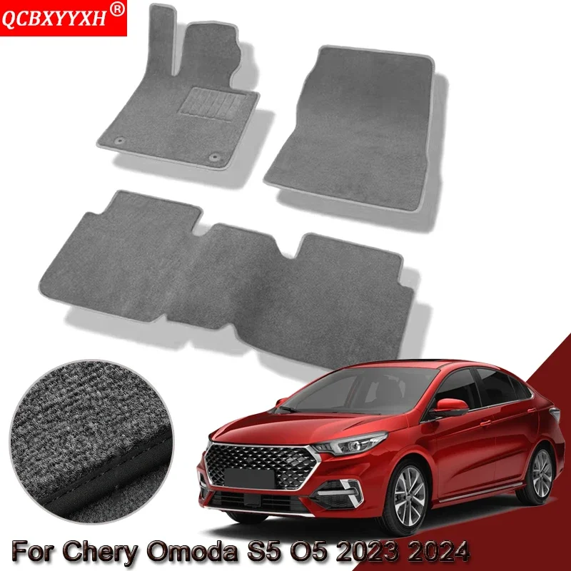 

Custom Car Floor Mats For Chery Omoda S5 O5 2023 2024 Waterproof Non-Slip Floor Mats Internal Protection Carpets Rugs Accessory