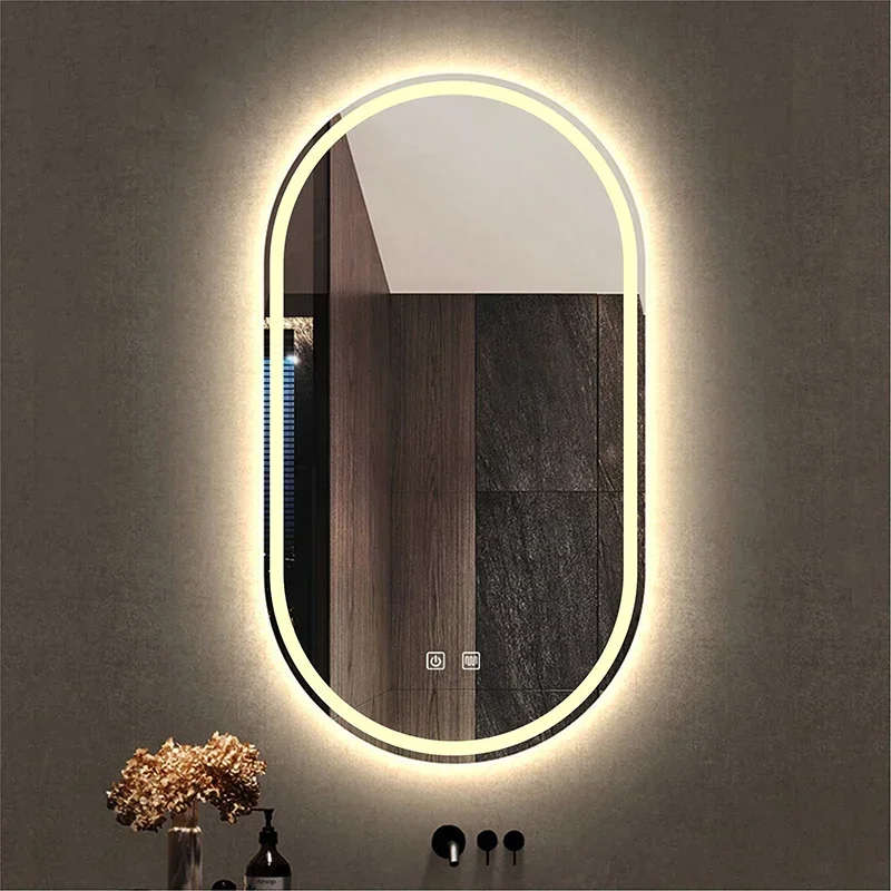 Fog Bathroom Mirror Wall Modern Sturdy Construction