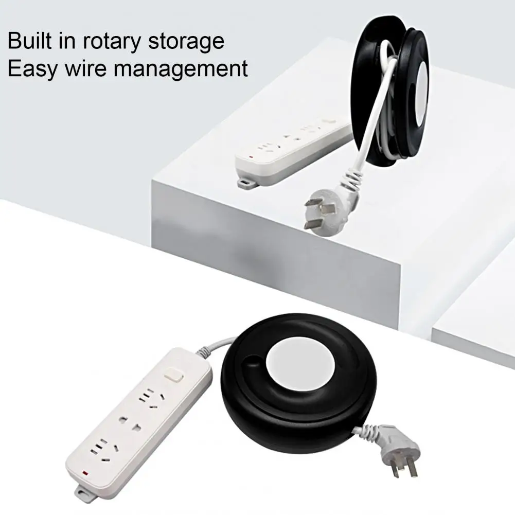 Cable Winder Reusable Rotatable Anti-winding ABS Cable Winder Multifunctional Power Cord Reel Organizer