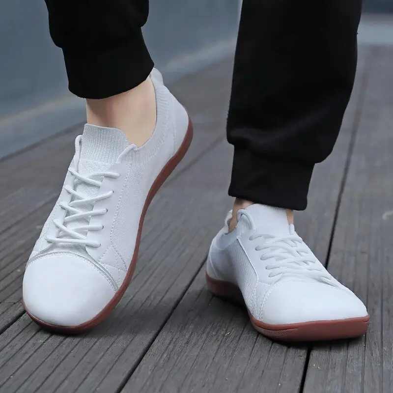 Wide Barefoot Wide Toe Shoes for Unisex Minimalist Outdoor Casual Fashion Walking Sneakers Zero Drop Breathable Comfortable Shoe