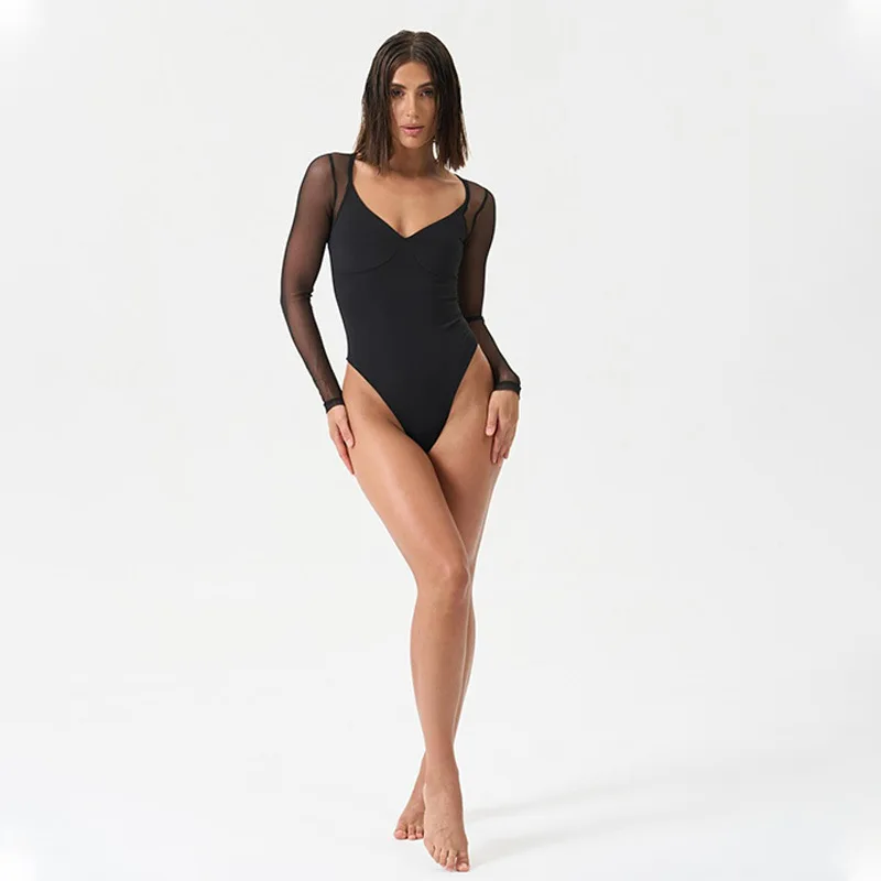 Body's Strass Zwart Dames Shapewear Bretels Verstelbare Strappy-Back Gewatteerde Bodybriefer Ritssluiting Afneembare Bodycon