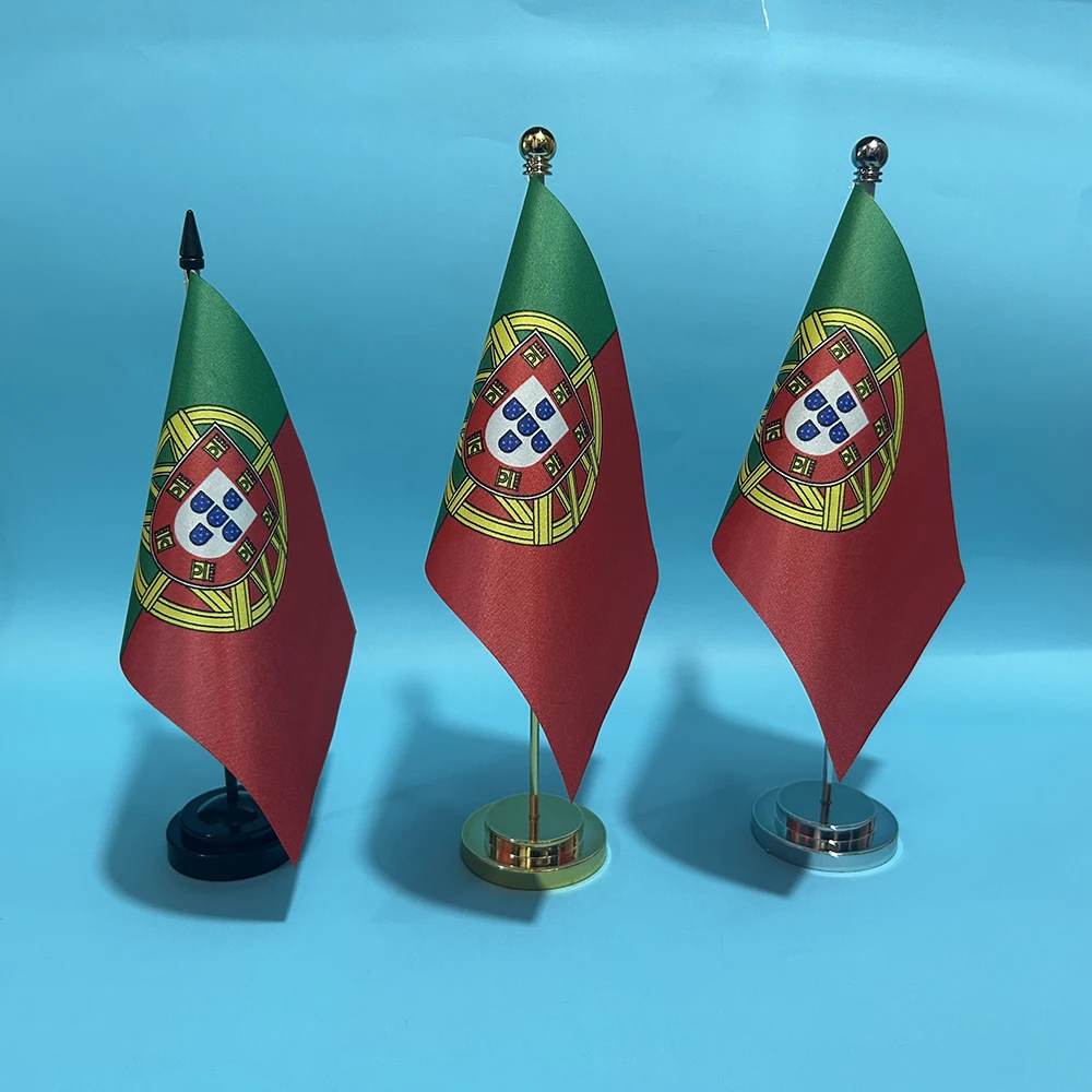 90X150cm Portugal Flag Polyester 14x21cm Portugal hand flag / string flag / desk flag 8x12cm Portugal car flag for Decoration