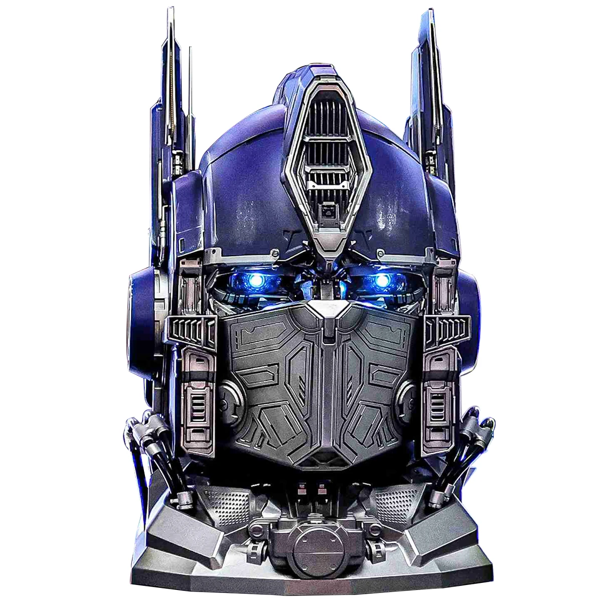 خوذة HiPlay Killerbody TRANSFORMER Optimus يمكن ارتداؤها مع قاعدة مكبر صوت وقناع متحرك قابل للجمع مع نسيج ميكانيكي