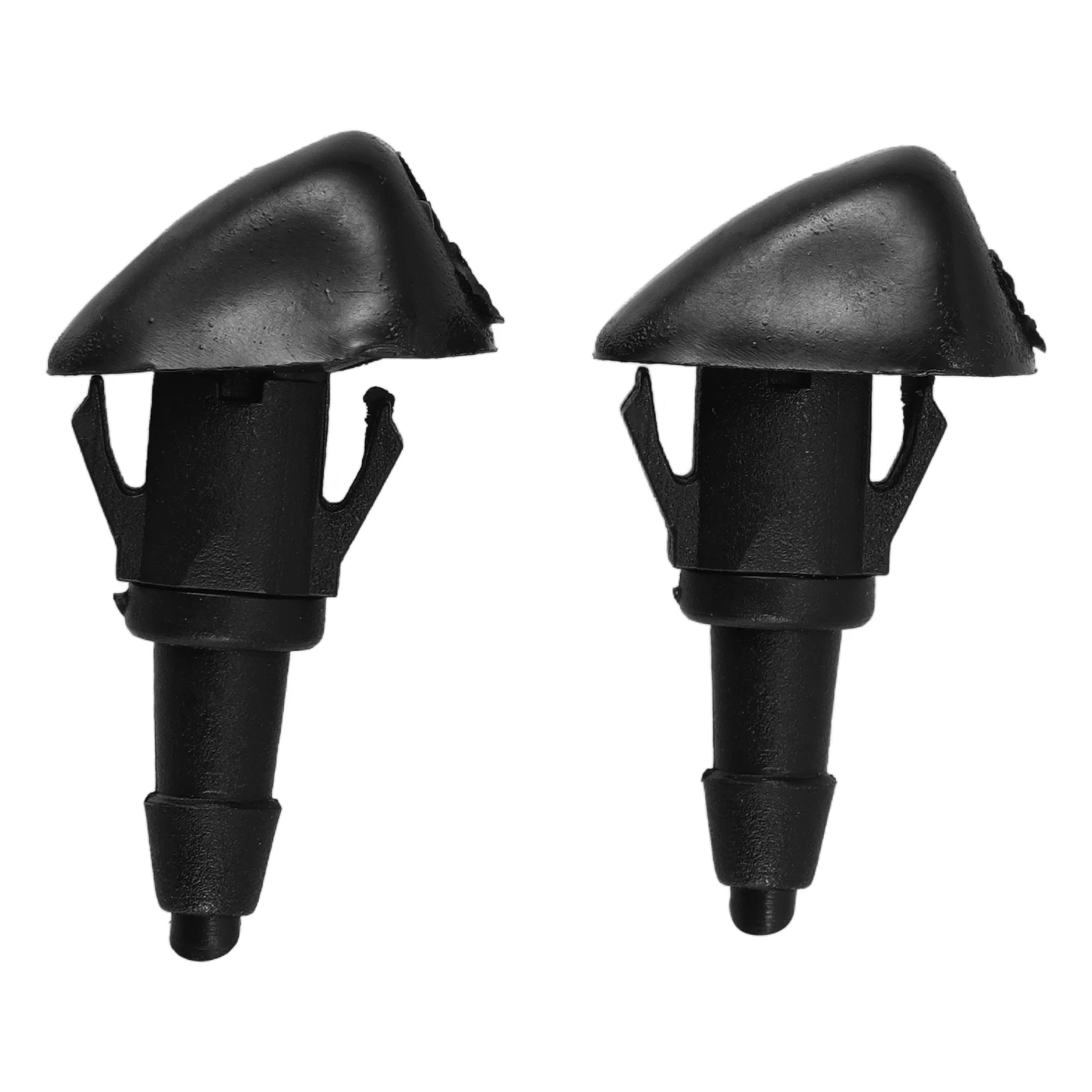 

2pcs Windshield Washer Nozzle Replacement ABS Plastic Car Front Wiper Sprayer Parts Efficient Spray Enhanced Cleaning Long