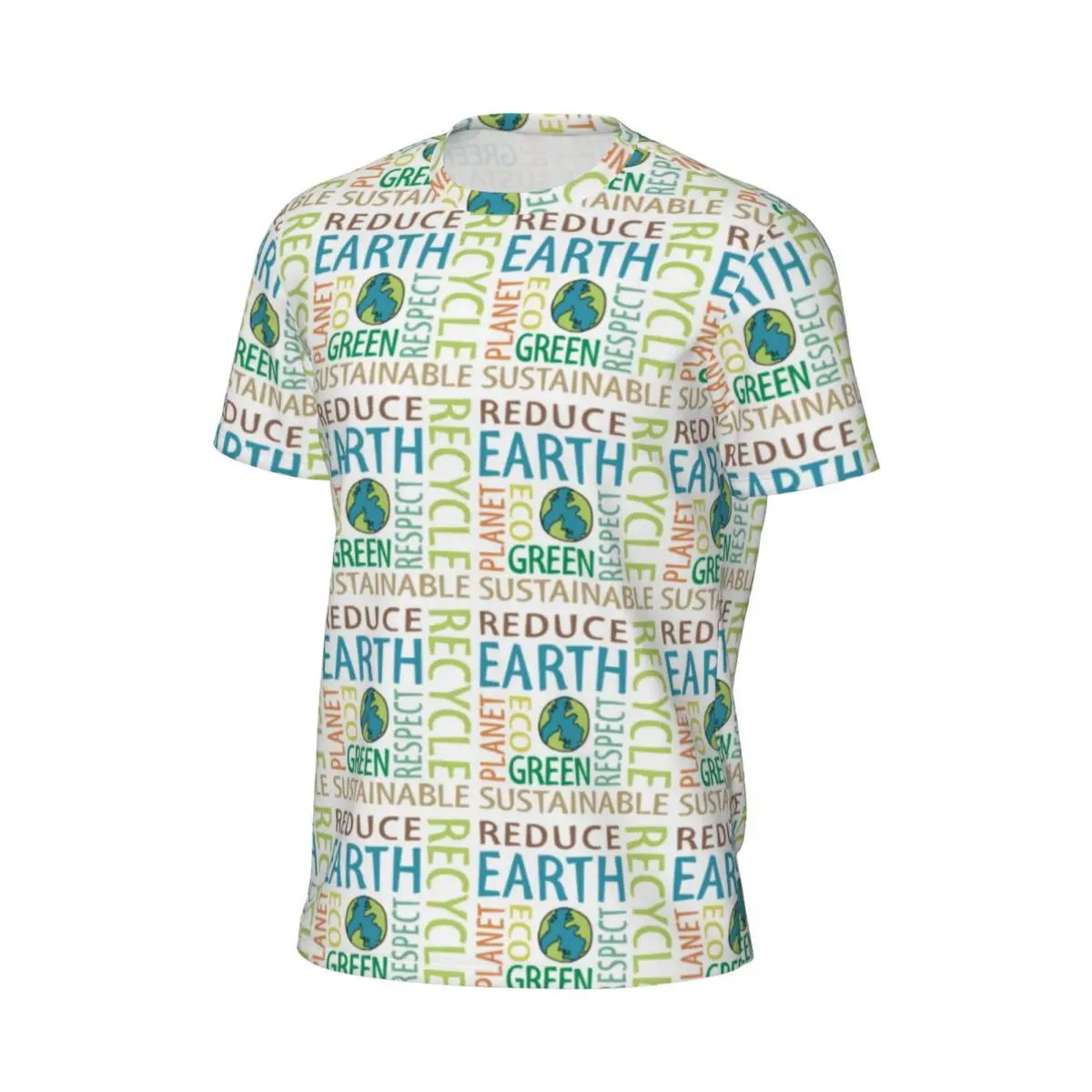 Word Art Print Running T Shirt Beach Earth Day Vintage T Shirts Popular Tshirt For Men Custom Tops Big Size 5XL 6XL