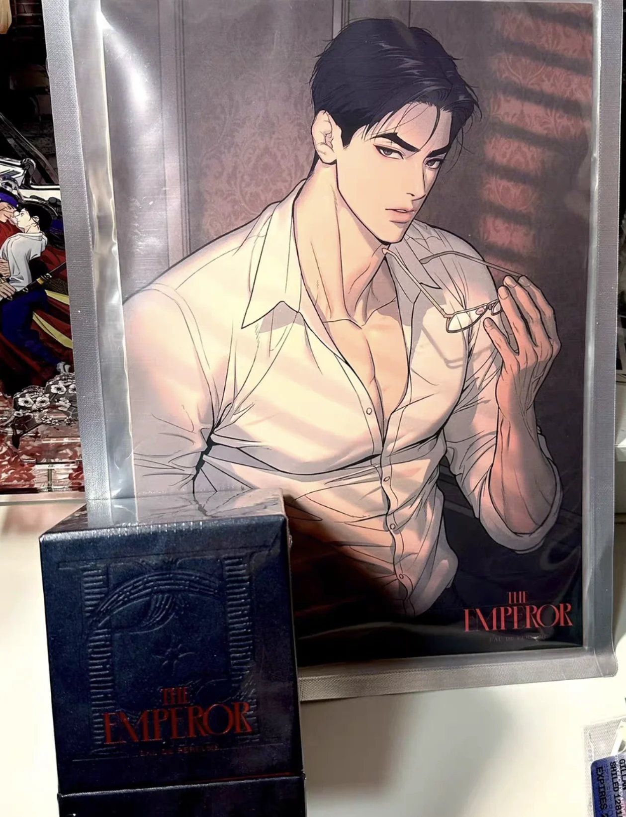 Jaekyung Dan Manwha poster( card+ perfume ) merchandise official original JInx