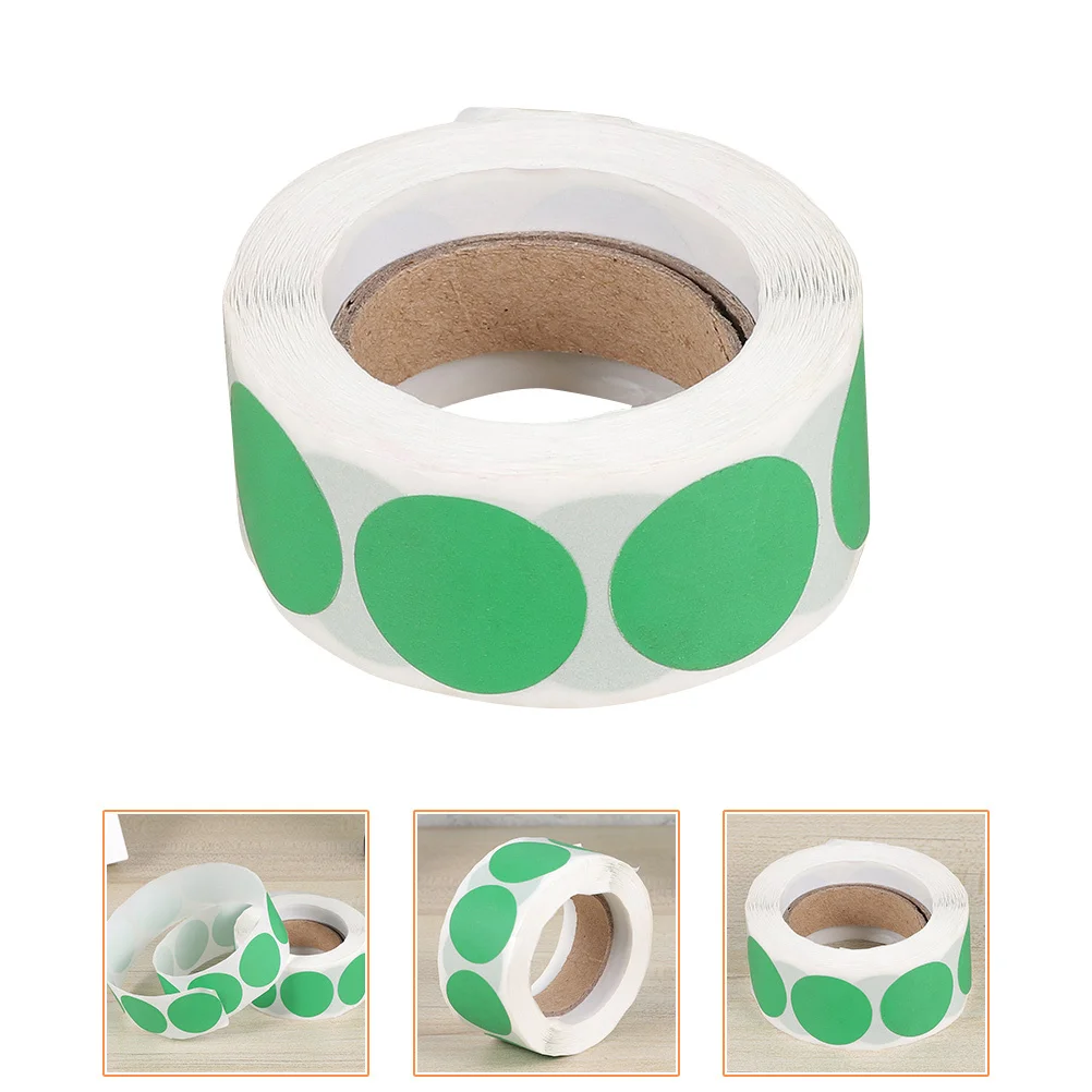 5 لفات من ملصقات النقاط الدائرية ذاتية اللصق اللامعة لتنظيم تخزين المكاتب المنزلية وملصقات النقاط #2