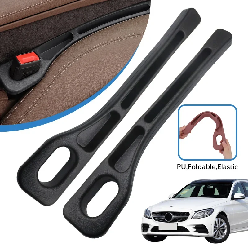 

2PCS For Mercedes Benz C class w205 Car Seat Gap Filling Plug Cushion Side Seam Leak Proof Strip Auto Accessories