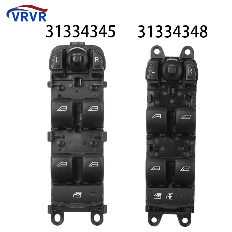 VRVR 31334348 31334345 31453232 31376495 Electric Power Master Window Lifter Switch For Volvo V60 S60 2011-2013 XC60