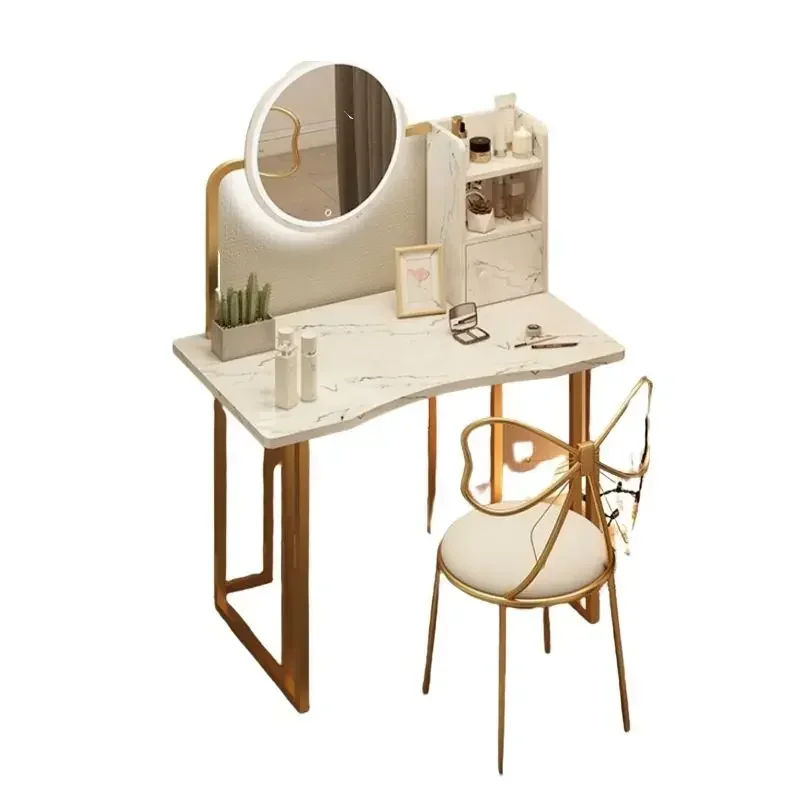 

# Hot Nordic Modern Vanity Tables Storage Cabinet Luxury Makeup Vanity Tables Nightstands Tavolino Da Trucco Bedrooms Furniture
