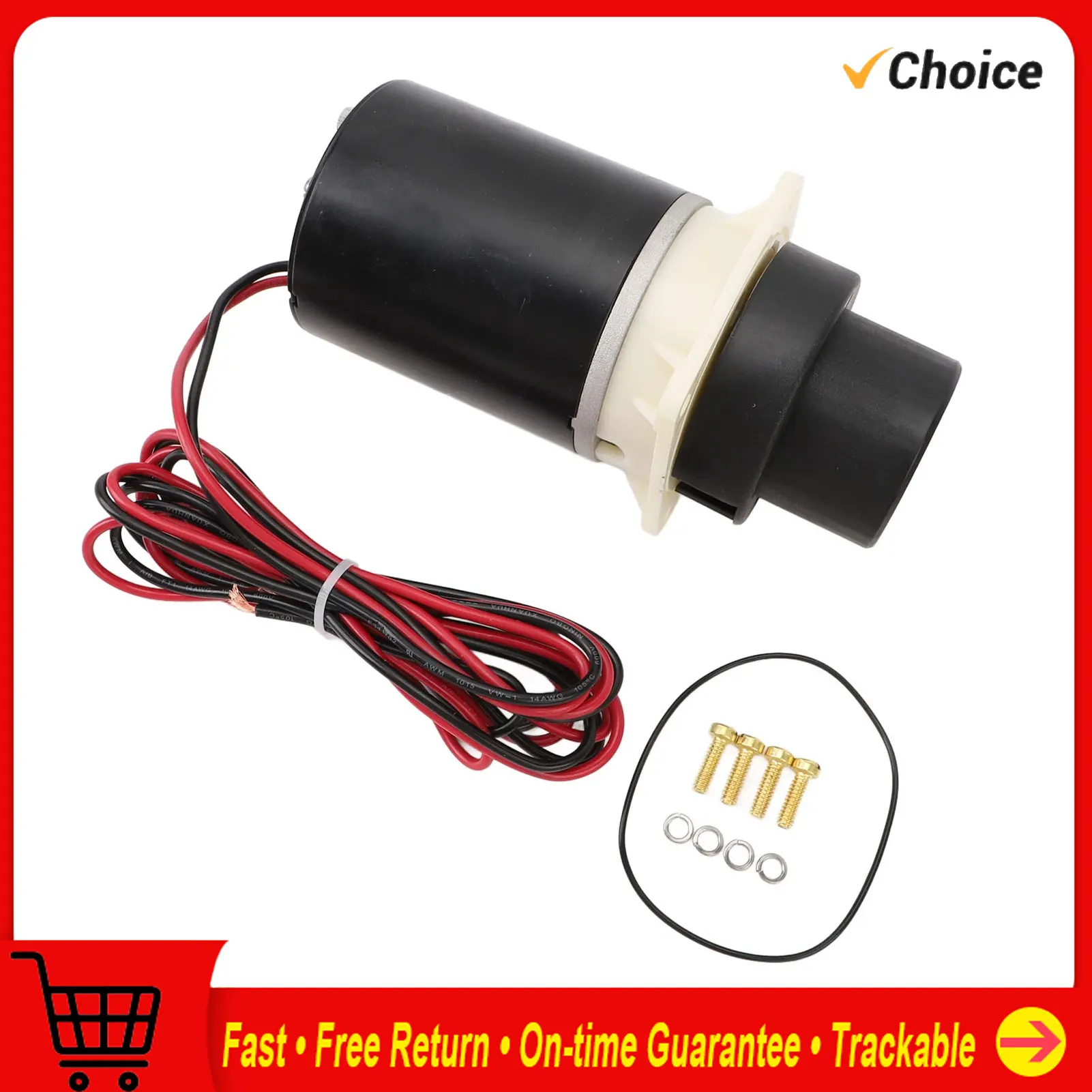 Quiet Flush Toilet Motor Pump RV Toilet Motor Pump Efficient 37072‑0092 for 37045 37245 Quiet Flush Designer  Toilets