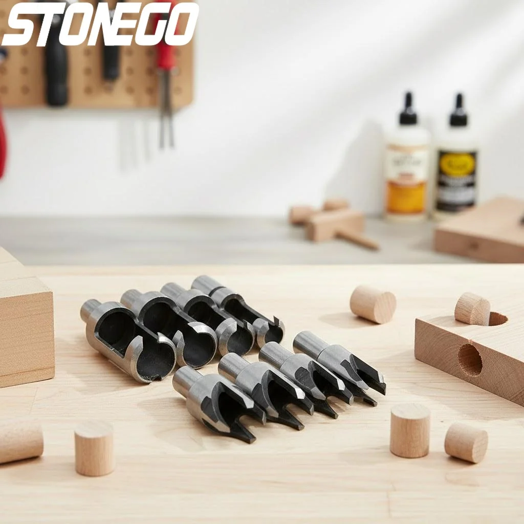 

Набор фрез для врезных заглушек для деревообработки, 6 мм, 10 мм, 13 мм, 16 мм, со скошенными краями