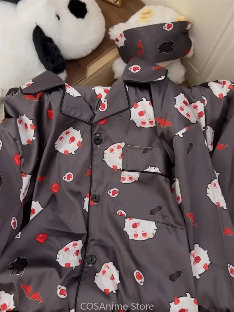 Anime Love and Deepspace Cosplay Sylus Donna Uomo Primavera Autunno Pigiama a maniche lunghe Abbigliamento per la casa Top Pantaloni Costumi di Carnevale