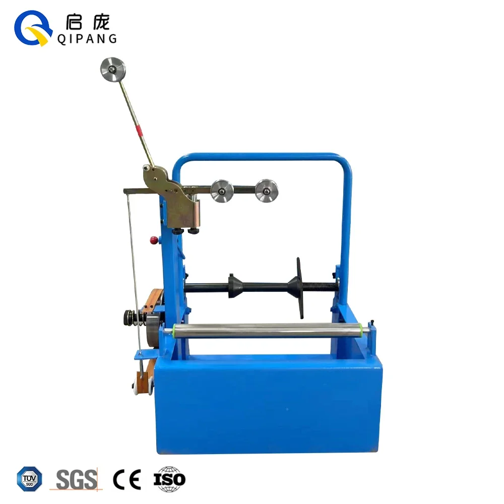 630MM Belt Braking  Japanese Style Single Head Pay off Rack Cable unwinding machine Passive Tension Pay-off Unit