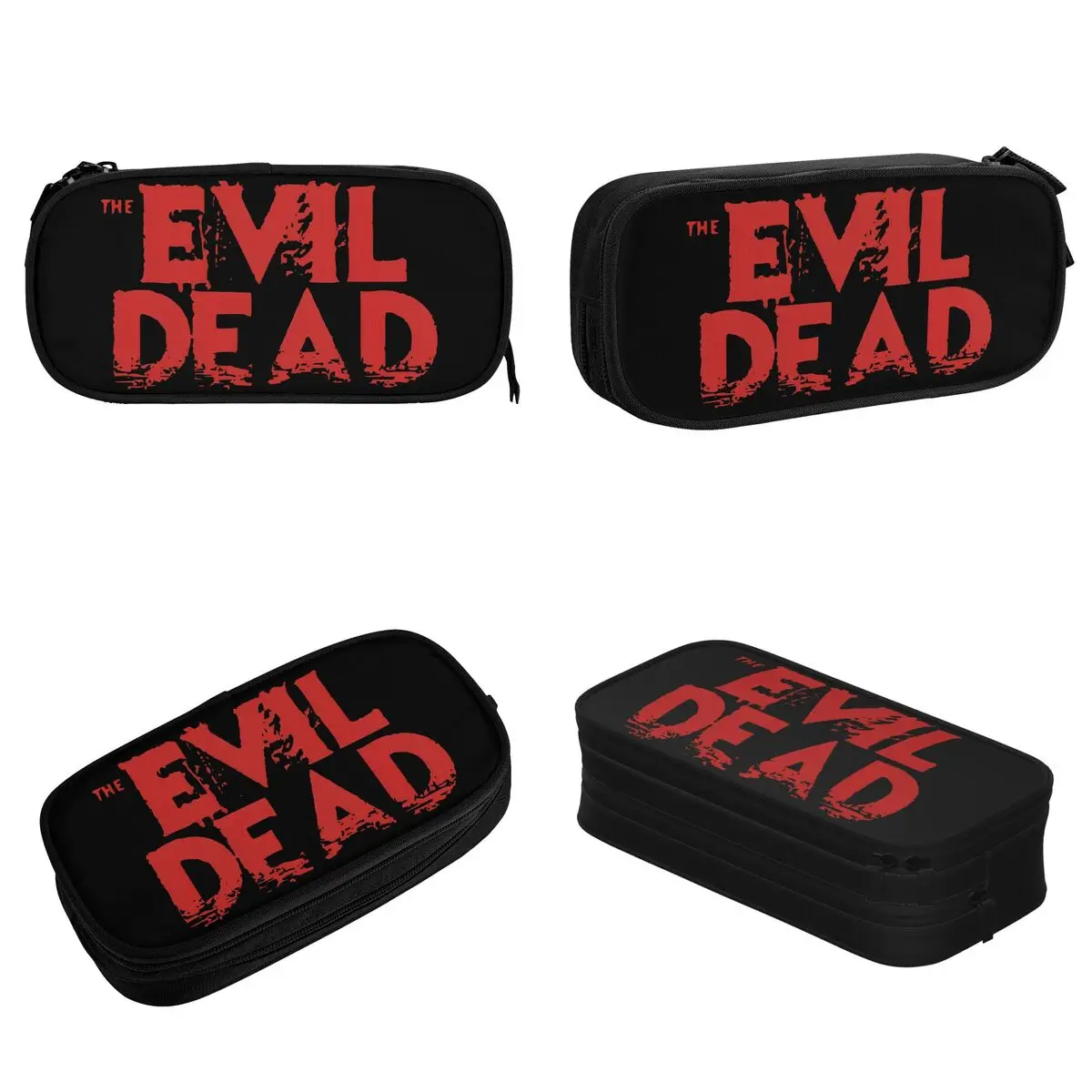 The Evil Dead Movie Red Film Pencil Cases Fun Pen Bags Kids Large Storage Students School Gifts Pencil Box