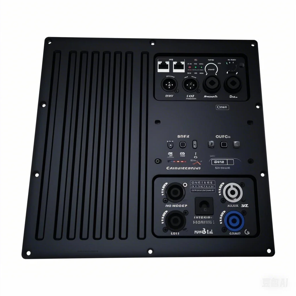 DIY Subwoofer Flat Panel Amplifier 2 Channel digital signal processor Power Pro Class D for Active Speaker Line Array