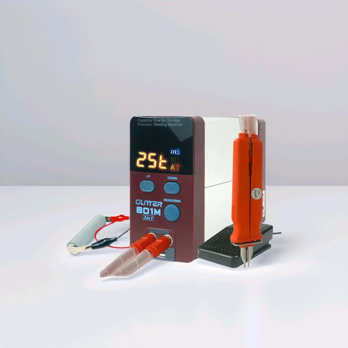 GLITTER 801M 11.6KW Spot Welder With 70BN Welding Pen for 18650 21700 26650 32650 Battery Can Test Battery Capacity Welder