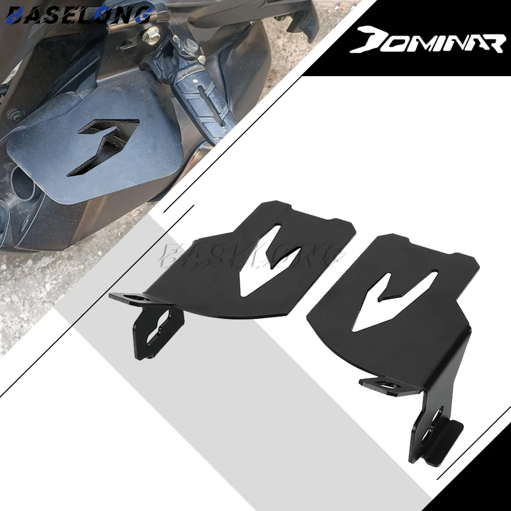 

For Bajaj DOMINAR 250 400 Rear Footrest Set Dominar400 Dominar250 2026 Motorcycle Accessories Side Foot Rest for Pillion Rider