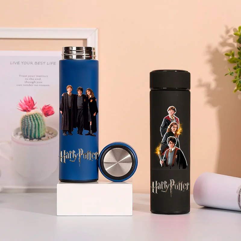 500ML Harry Potter Cartoon Stainless Steel Water Bottle Portable Leak Proof Insulated Cup Student Outdoor Sports Water Bottle