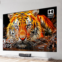 2025 ALR Fresnel 5.0 Pro Anti Light Fixed Frame Projection Screen 90 Inch Be Applicable For UST Laser Projector 16：9  4K