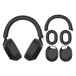 Funda protectora de silicona para auriculares Sony WH-1000XM5, funda protectora para auriculares XM5