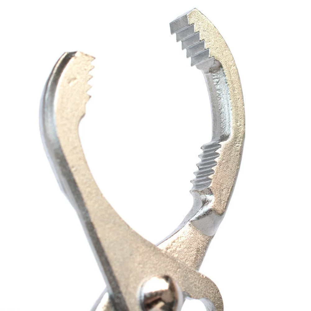 For Oil Change Hook Wrench Adjustable Jaw Wrench Dual Grip Oil Filter Wrench Dual Grip Design Heat-treated Steel