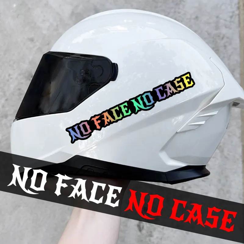 1PC No Face No Case Motorcycle Sticker Waterproof Vinyl Decal for Helmet Fuel Tank Side Panel Bicycle Top Tube DIY Decor