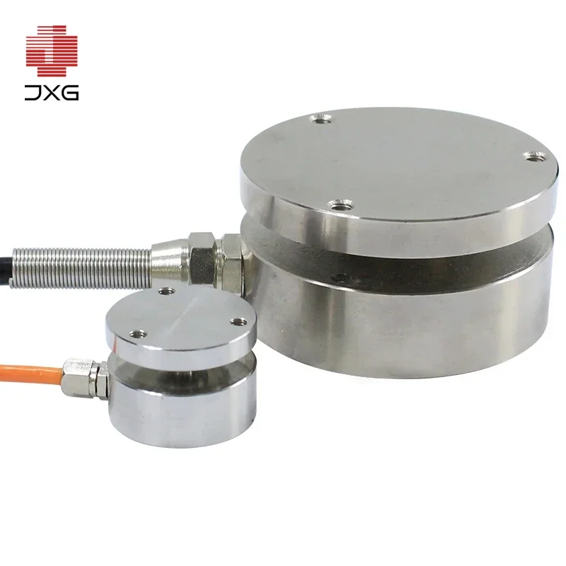 

High-Precision Sensor: 50kg-10T Flat Diaphragm Force Load Cell, Miniature Round Transducer