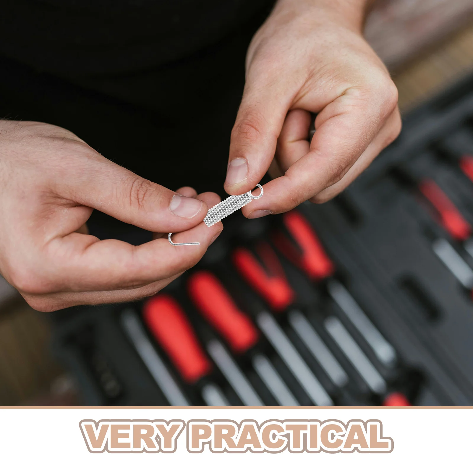 6Pcs Exhaust Fan Vent Spring Replacement Galvanized Robust Structure Bathroom Kitchen Ceiling Ventilation Springs Versatile Use