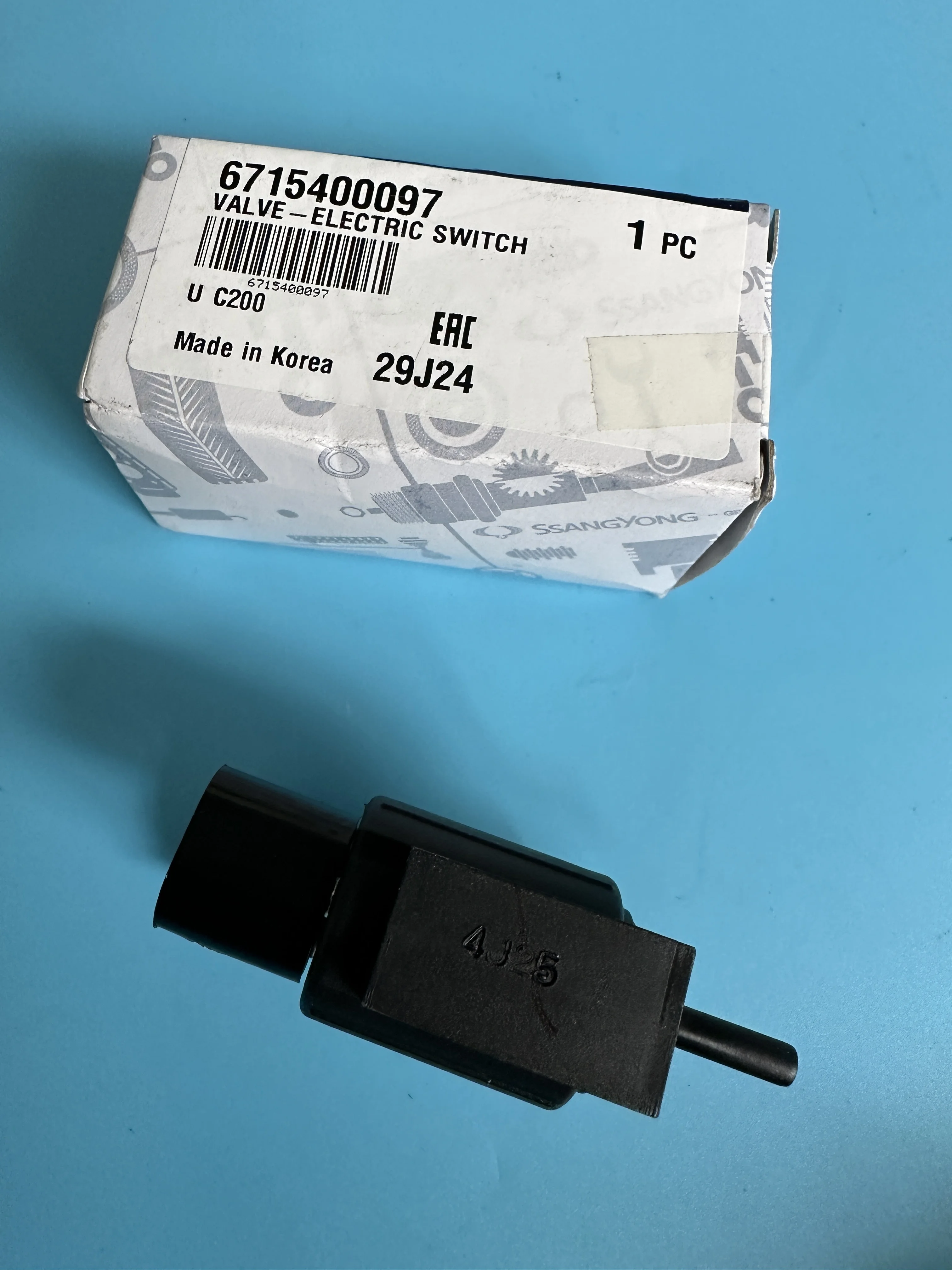 สวิตช์วาล์วไฟฟ้าแท้ 6715400097 สำหรับรถยนต์ซันยอง แอคทีออน เร็กซ์ตัน แอคทีออน สปอร์ต II โครันโด ซี โรเดียส/สตาฟิค มัสโซ(สปอร์ต II)