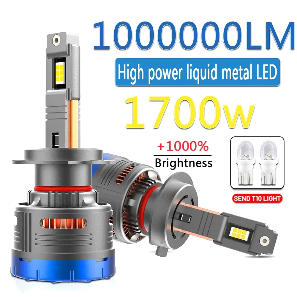 

High Power H7 LED Headlights Bulb Canbus for Car 150000LM H1 H4 H11 9012 HIR2 H8 H9 9005 9006 HB3 HB4 700W Fog Lamp for Auto 24V