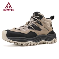 HUMTTO oddychające buty trekkingowe dla mężczyzn zimowe buty turystyczne Outdoor Camping męskie buty sportowe antypoślizgowe trampki ochronne męskie