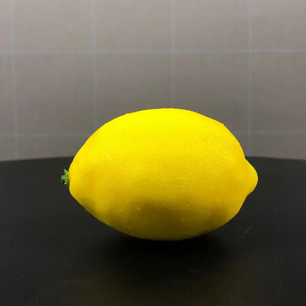 Durable Simulation Artificial Lemons Realistic Yellow Fake Fruits Foam Decorative Fruits Home