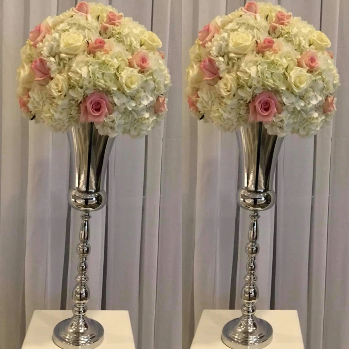 

10pcs)50cm 100cm) Flower Stand Wedding Road Lead Table Centerpieces Gold Silver Metal Vase Crystal Arrangement Flower Stand 1321