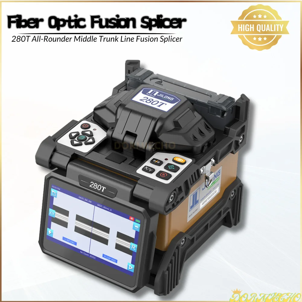 

Auto Splice KL-280T 4 Motor Fiber Optic Fusion Splicer All-rounder Middle Trunk Line Mainline Welding Hine Fiber Core Alignment