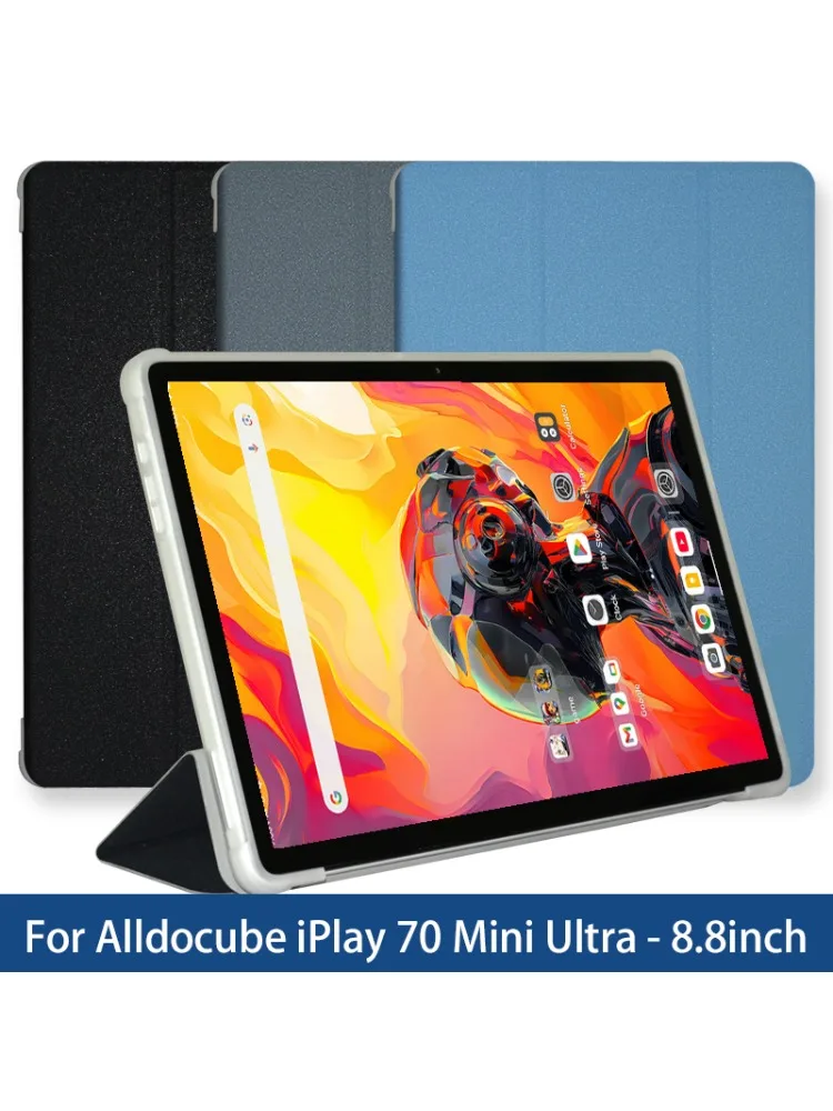 Pokrowiec z klapką z miękkim tyłem TPU do tabletu Funda Alldocube iPlay 70 mini Pro / iPlay70 Mini Ultra Case 8,8" — zdjęcie produktu 7