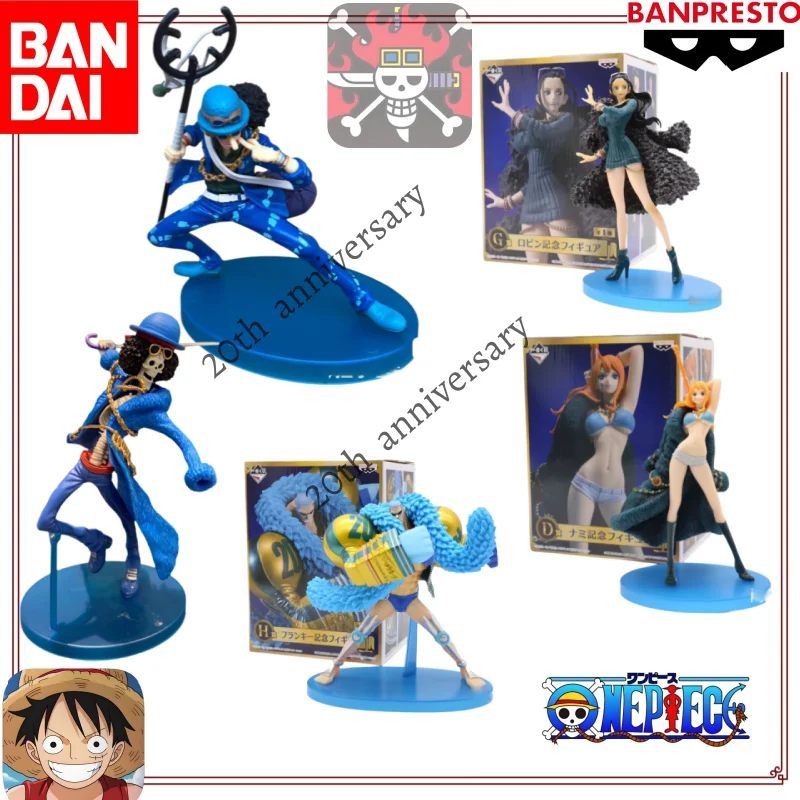 

Bandai Original In Stock Banpresto Ichiban Kuji One Piece Anime 20Th Anniversary NAMI Bloke Action Figure Garage Model Doll Gift
