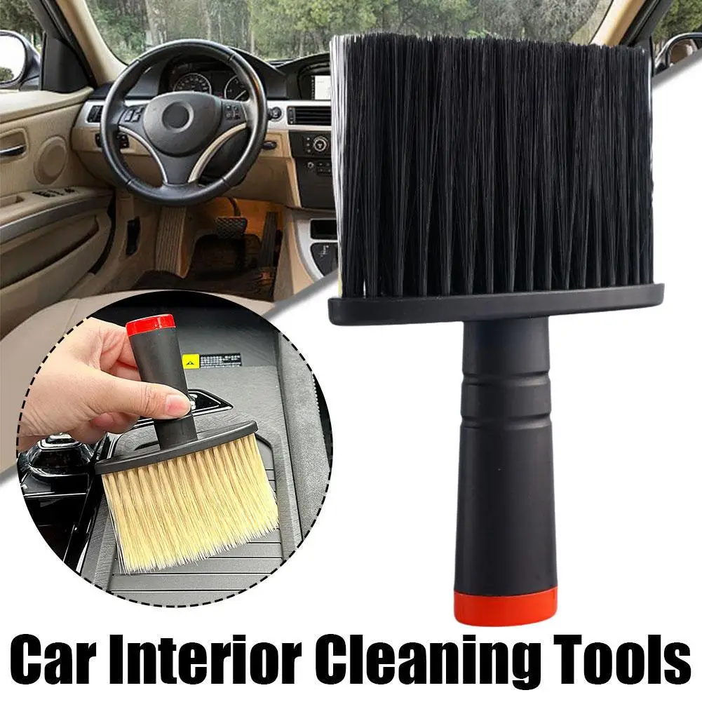 Car Air Outlet Cleaning Brush Dashboard Air Conditioner Soft Detailing Tool Crevice Remova Brush Dust Car Sweeping Interior B6y9