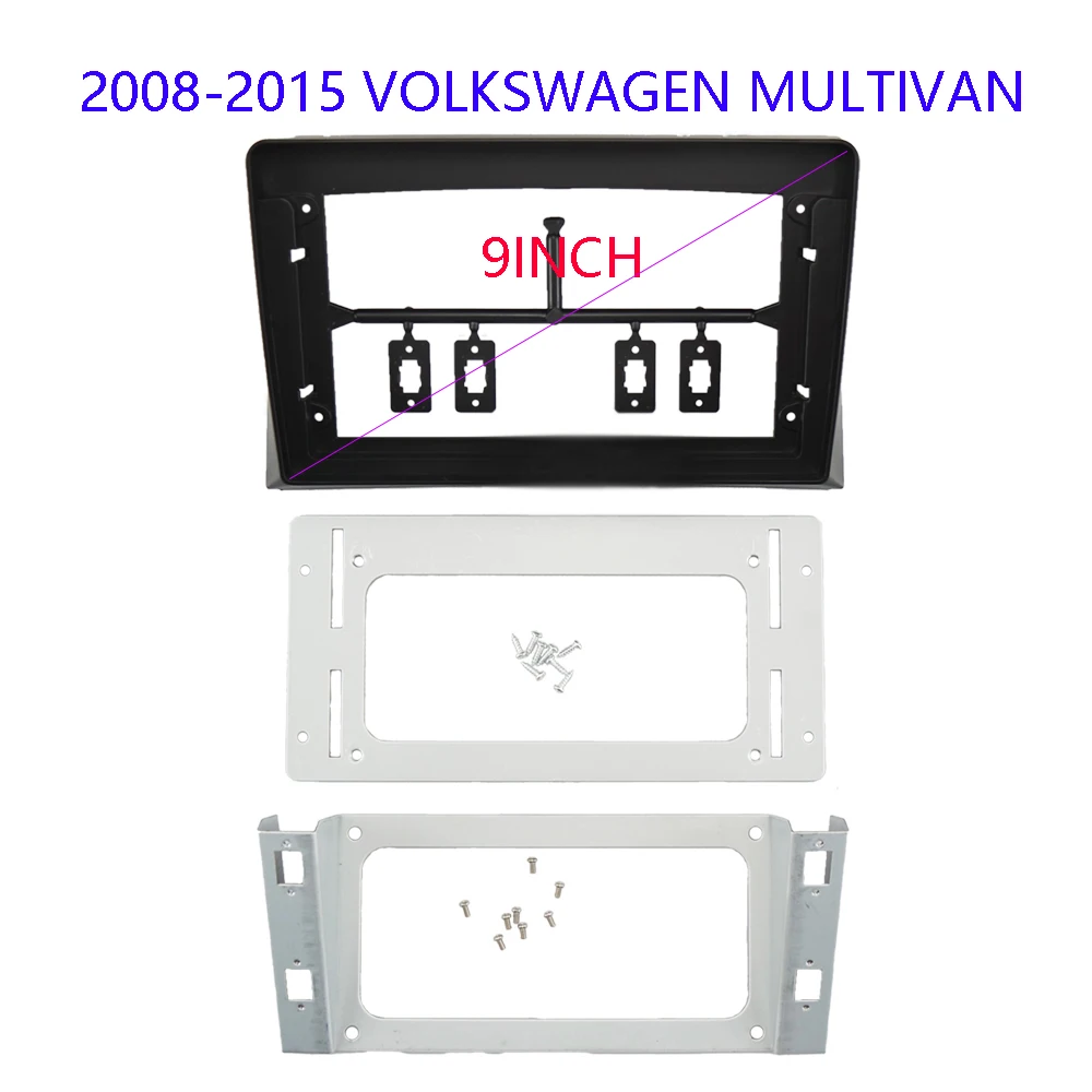 

For Volkswagen Multivan 2008-2015 9 Inch Car Radio Fascia Panel Multimedia Stereo Frame